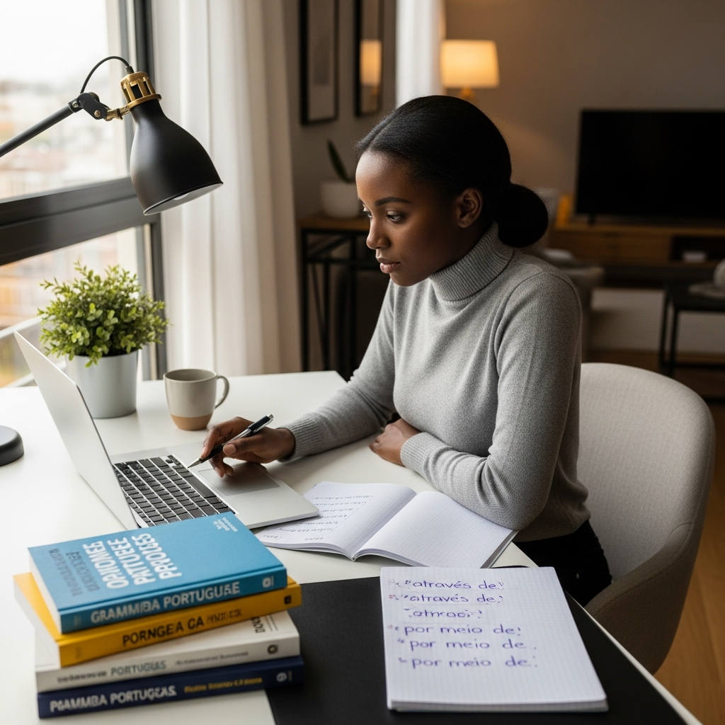 Através ou Por Meio de: Guia Prático Para Usar Corretamente Sem Erros
