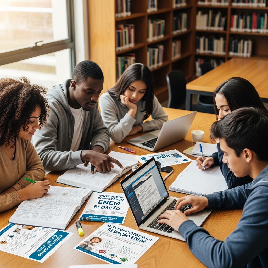 Competências ENEM Redação: Guia Prático e Completo Para Dominar Cada Critério